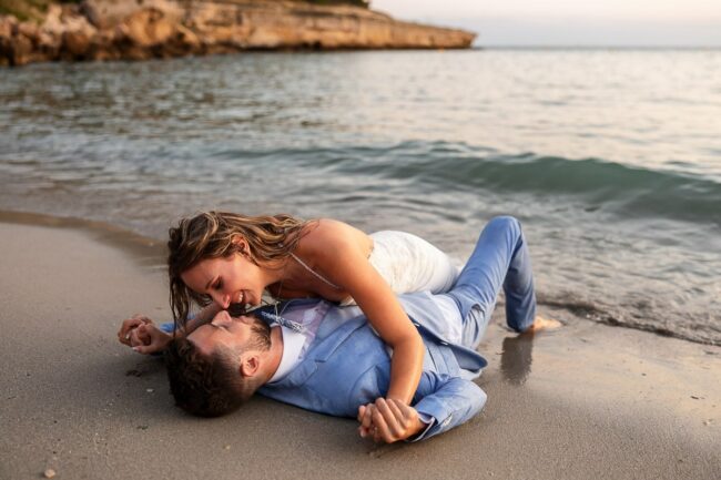 Reportage photo mariage plage Carry