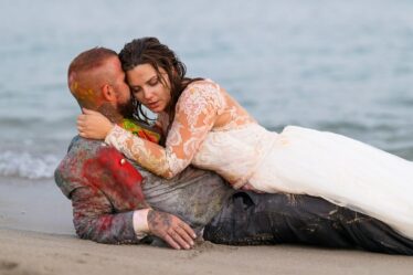 Séance photo after wedding coucher de soleil