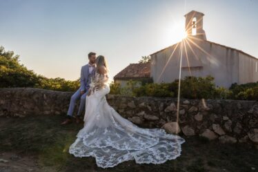 Séance photo couple mariage Côte Bleue
