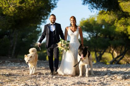 Séance photo couple sunset plage Côte Bleue