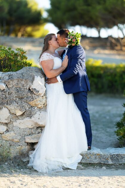 Trash the dress en robe mer Martigues