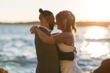 Trash the dress mariage au bord de mer Ensuès