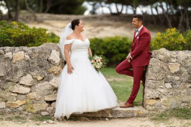 trash the dress mariage bord de mer proche d'Ensuès