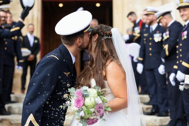 Photo mariage église Istres