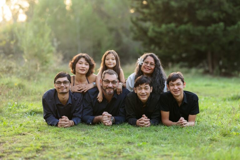Photo de famille sur la Côte Bleue