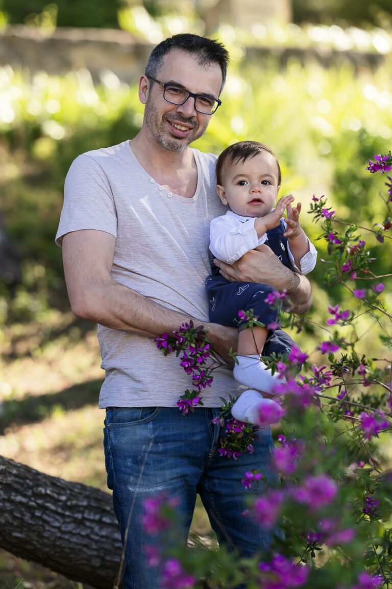 Photo famille à Salon-de-Provence