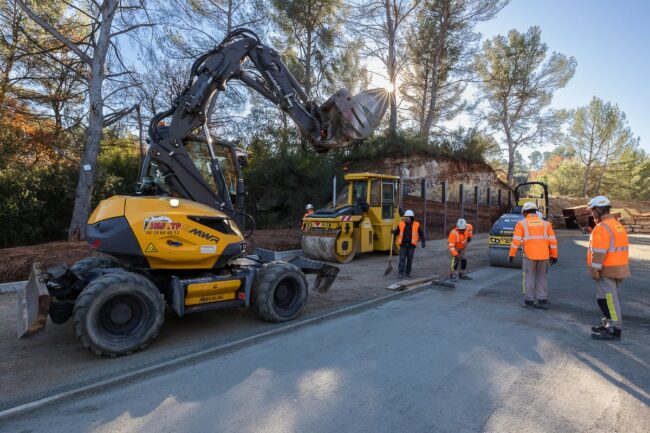 Reportage-photo-chantier-autoroutier Gardanne