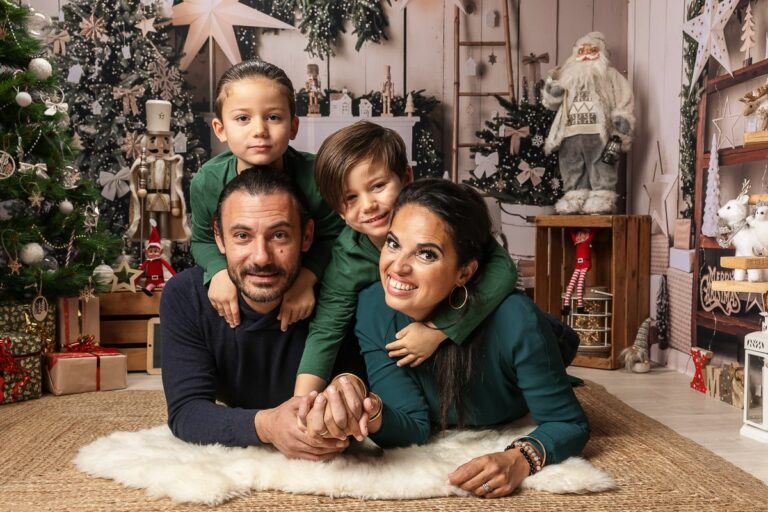 Décor de Noël pour photos Istres