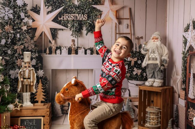 Photographe Noël décor Ensuès-la-Redonne