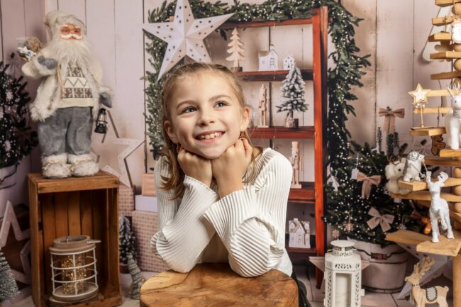 Photographe décor de Noël ambiance Saint-Victoret