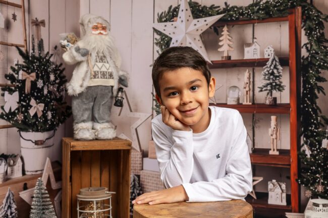 Photographe professionnel ambiance Noël La Fare-les-Oliviers