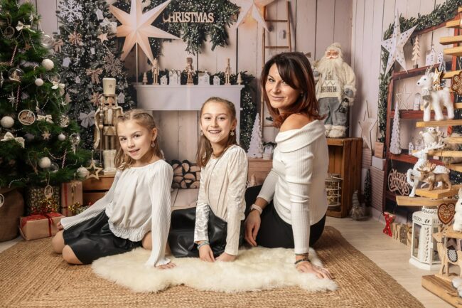 Séance photo ambiance Noël Fos-sur-Mer