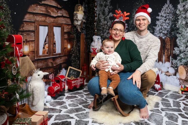 Mini séance Noël au décor naturel à Martigues