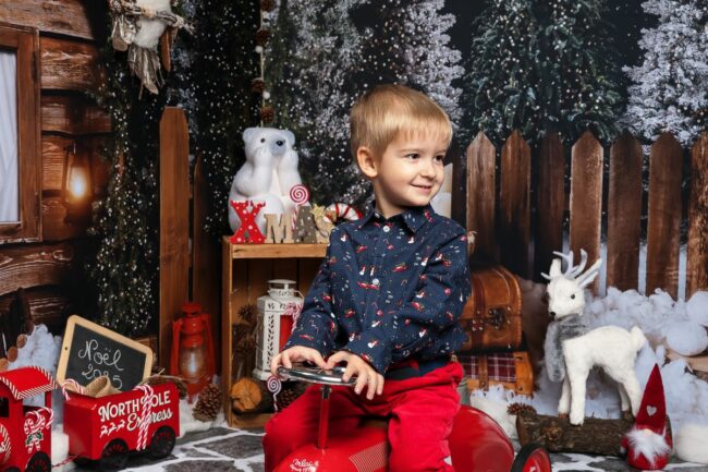 Mini séance Noël pour enfants à Salon-de-Provence
