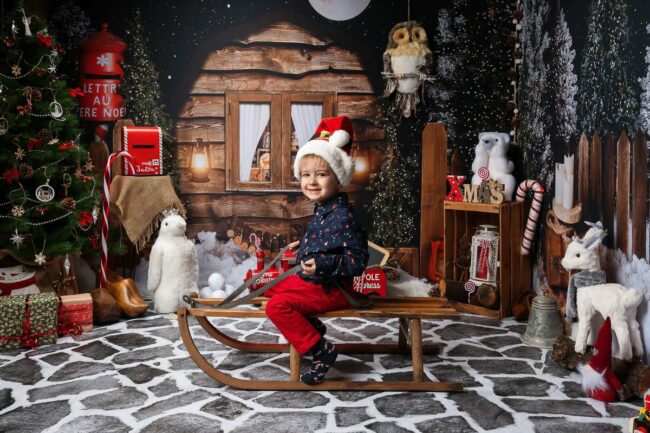 Mini séance photo ambiance Noël à Sausset-les-Pins