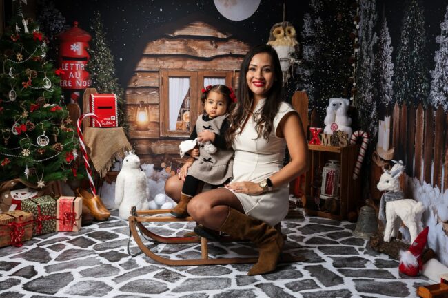 Mini séance photo décor Noël 2025 à Carry-le-Rouet Jessy Murcia Photography