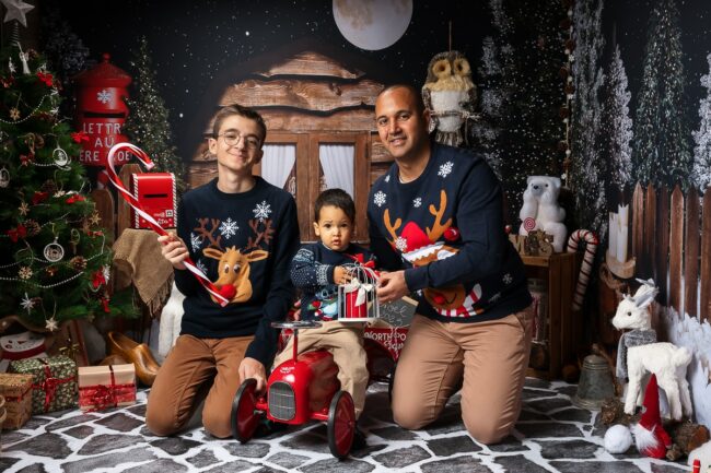 Mini séance photo décor Noël à Carry-le-Rouet