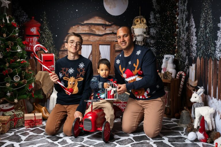 Mini séance photo décor Noël à Carry-le-Rouet