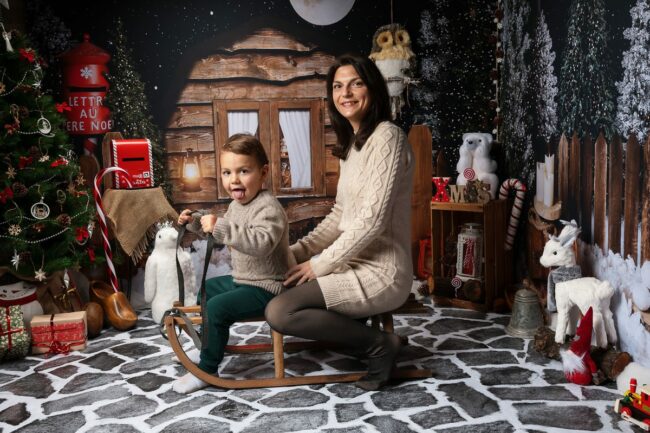 Mini séance photo esprit de Noël à Gignac