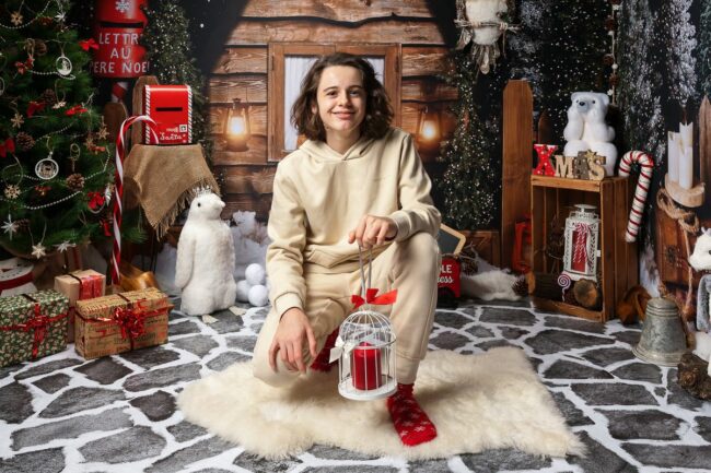 Photographe séance Noël intime à Carry-le-Rouet