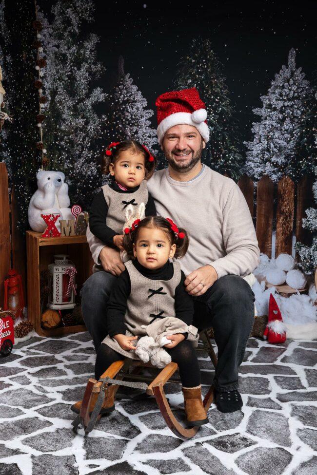 Séance photo Noël enfants 2025 à Aix-en-Provence Jessy Murcia Photography