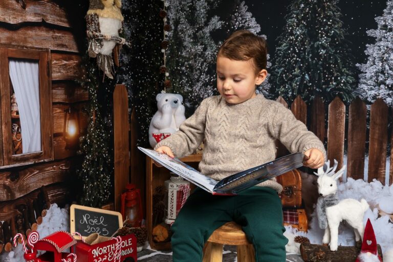 Séance photo Noël enfants à Aix-en-Provence